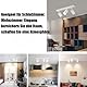 Glitzerlife Deckenleuchte 3 Flammig Deckenlampe Weiss - Deckenstrahler GU10 Modern Deckenspot Küchelampe Schwenkbar 350° MAX.25W Strahler lampe Flur Wohnzimmer Schlafzimmer (ohne Leuchtmittel)
