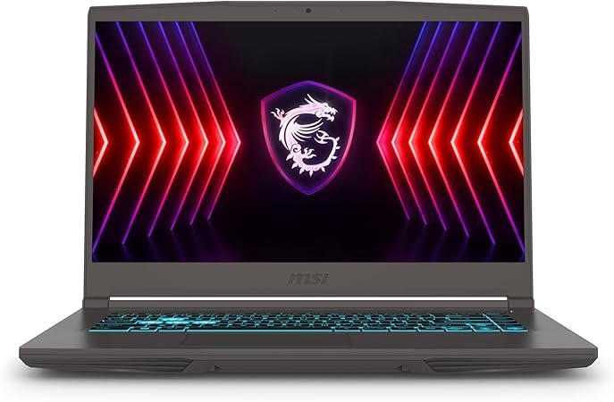 MSI Thin A15 Laptop Gamer, AMD Ryzen 5-7535HS, RTX 3050 4GB GDDR6, 16GB RAM, 512GB SSD, Windows 11 Home, Gris
