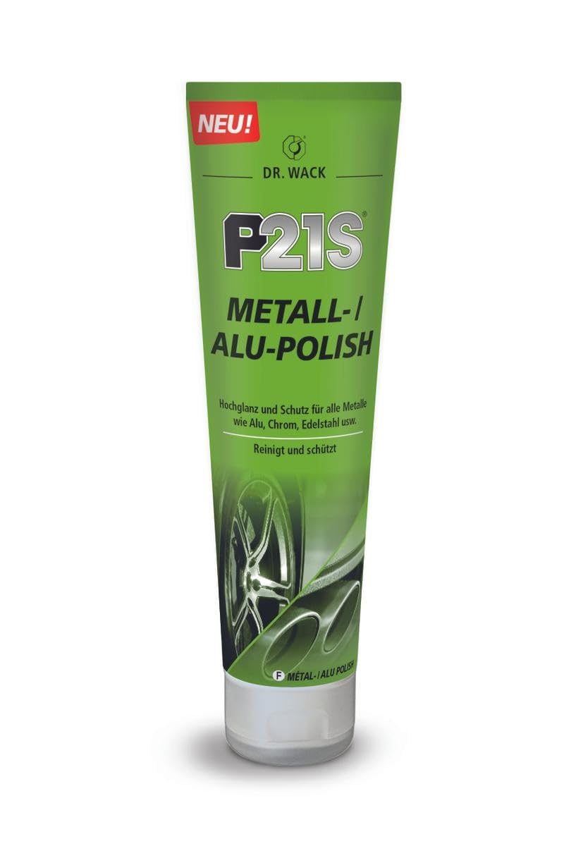 DR. WACK P21S lakier do metalu/aluminium 100 ml – pasta polerska do części metalowych – skuteczna politura samochodowa i ochrona przed korozją – wysoki połysk i ochrona wszystkich metali – wysokiej