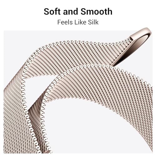Image of Original Metal Milanese Loop Compatible with Apple Watch Band for Women Men