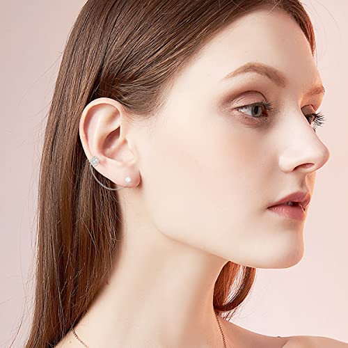 Frog Ear Cuff 925 Sterling Silver 3D Frog Earrings Frog Jewelry For Women Girls Valentine's Day Christmas Birthday Gift #TOP3