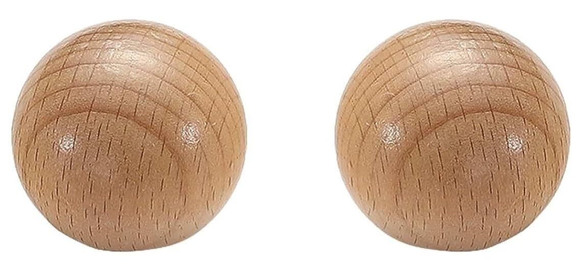 ERERE Retro Wooden Drawer Pulls,Cabinet Handles for Kitchen Wardrobes