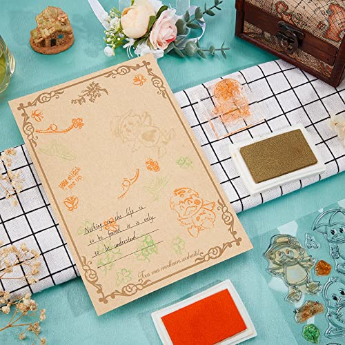 Globleland Animals Silicone Clear Stamps Ducks Transparent Stamps For Birthday Easter Valentine's Day Cards Making Diy Scrapbooking Photo Album Decoration Paper Craft #TOP6