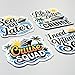 Cruise Door Magnets Set of 4, Carnival Royal, Cruising Gift Cabin Stateroom Wall Decor Refrigerator, Life is Better Cruise Squad, Family Friends Vacation Trip