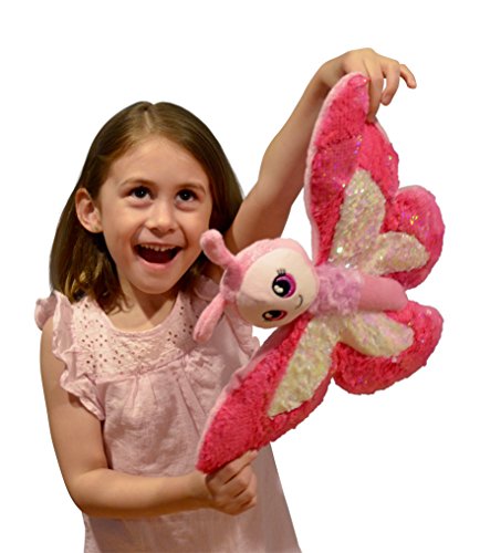 Howboutdis 10" Pink Reversible Sequin Butterfly #TOP2