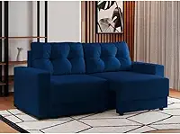 Sofá 2 Lugares Retrátil Lubeck Linho Azul Marinho