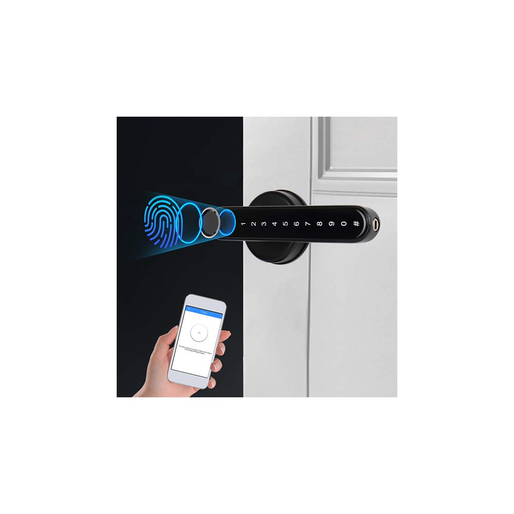 Buy GIFSIN Smart Door Lock Fingerprint Door Lock Electronic Bluetooth
