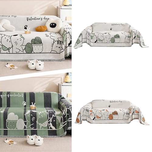 Housse de canapé en chenille réversible de qualité supérieure et lavable - 3