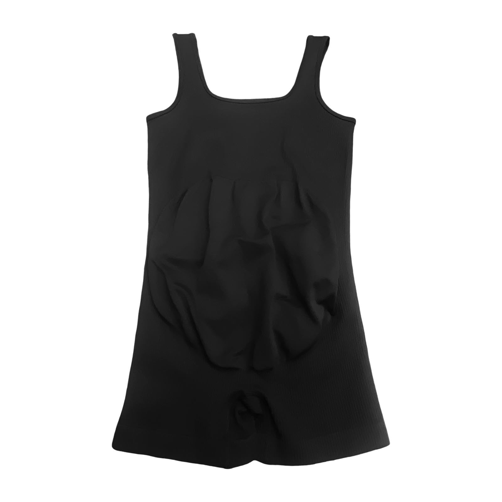 Generisch Combinaison de maternité dos nu pour femme, confortable, sportive, moulante, taille haute et hanches