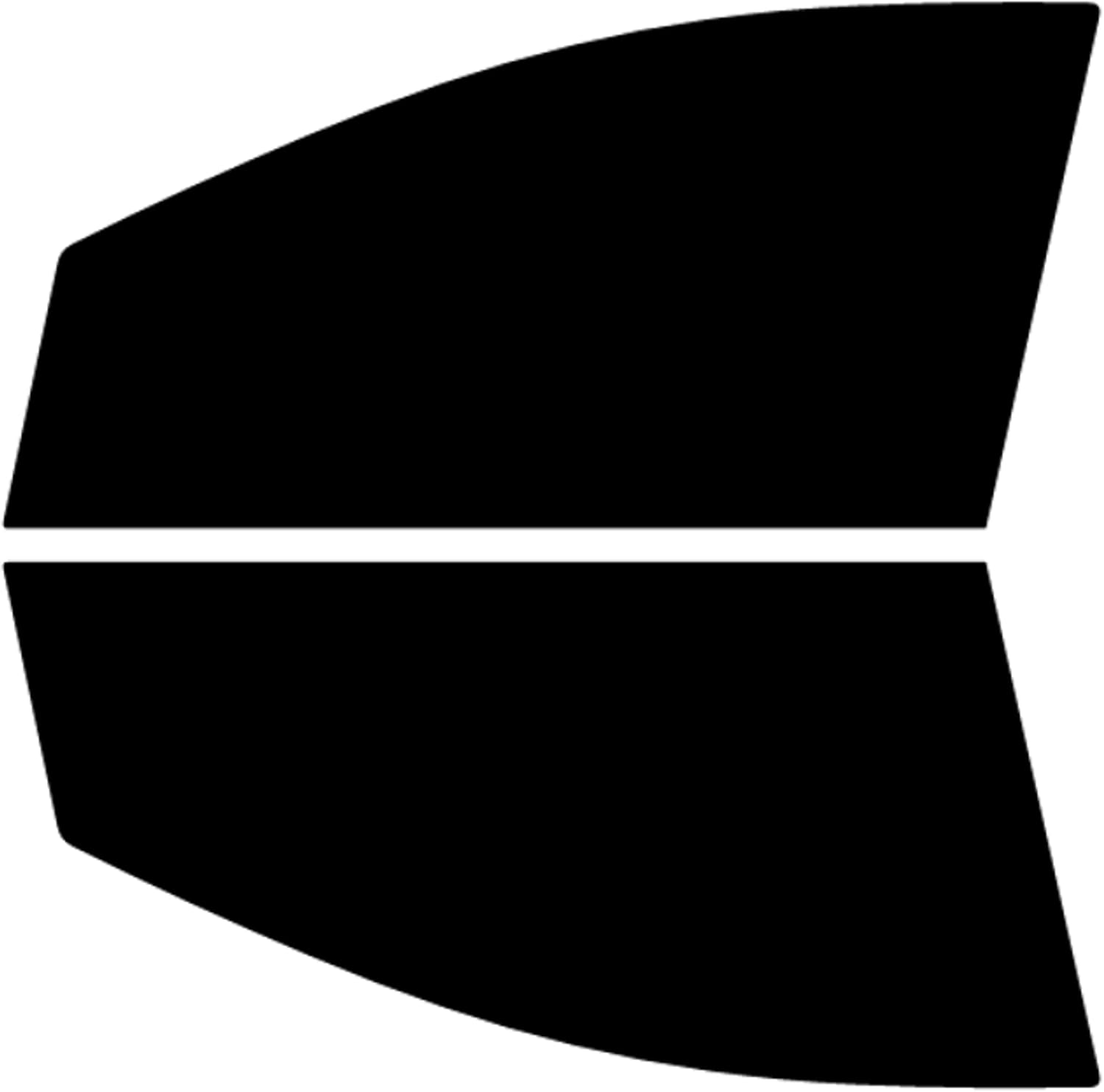 True Line Automotive Precut Auto Window Tint Compatible with Ford Edge 2015-2022 - 20% Front Sides Only - Front Car Window Tint - Window Tint for Cars - Ceramic Window Tint Kit