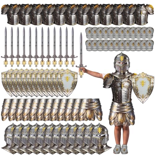 Watersay 12 Sets Armor of God Medieval Knight Armor Craft Kit Costume