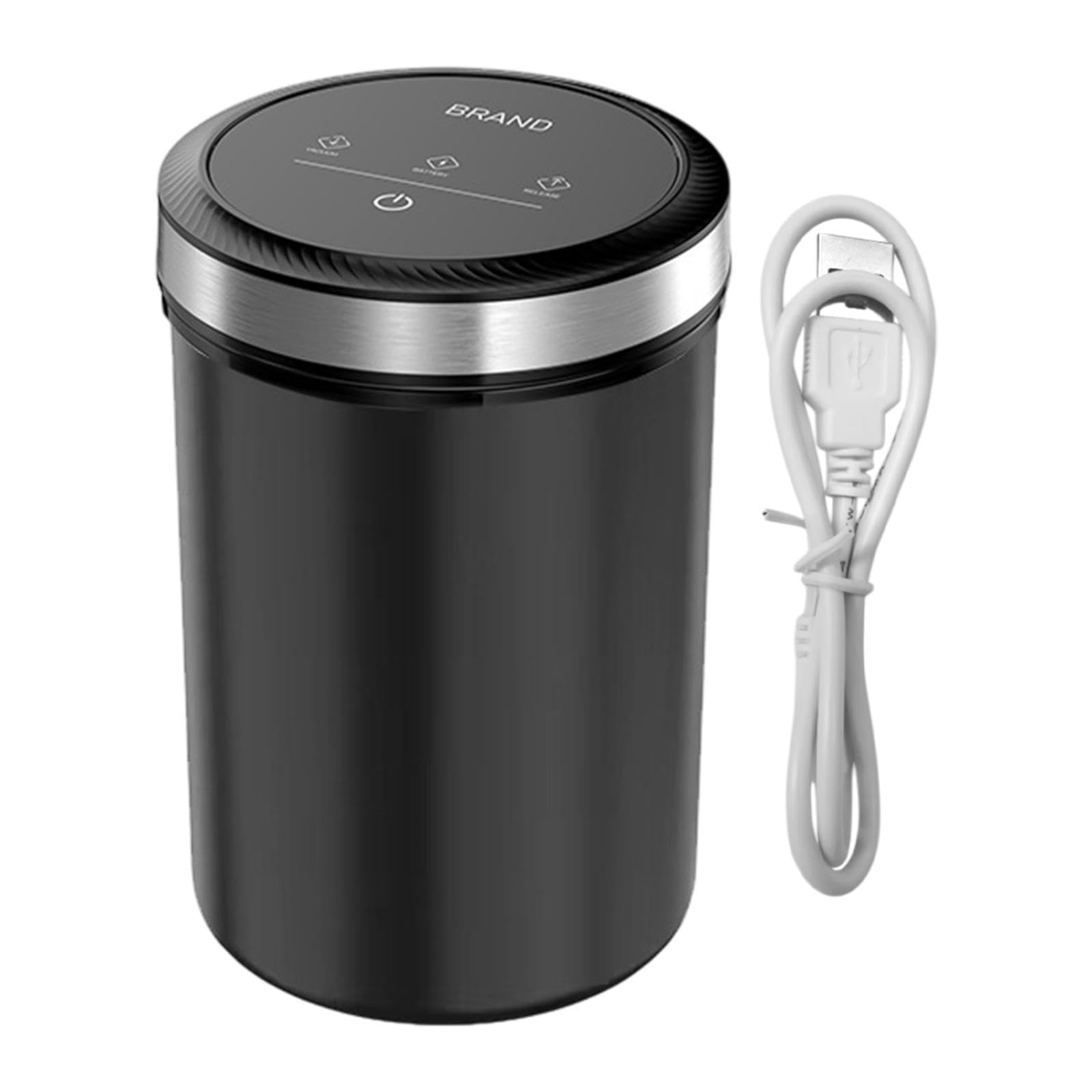 Automatischer Vakuum Kaffeebehälter, Vakuum Lebensmittelaufbewahrungsbehälter, Küchenorganisation, Aufbewahrungsbehälter für Kaffeebohnen, Schwarz