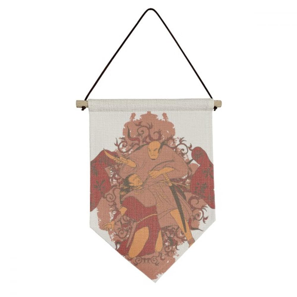 Bannière japonaise en toile suspendue décoration murale salon et chambre