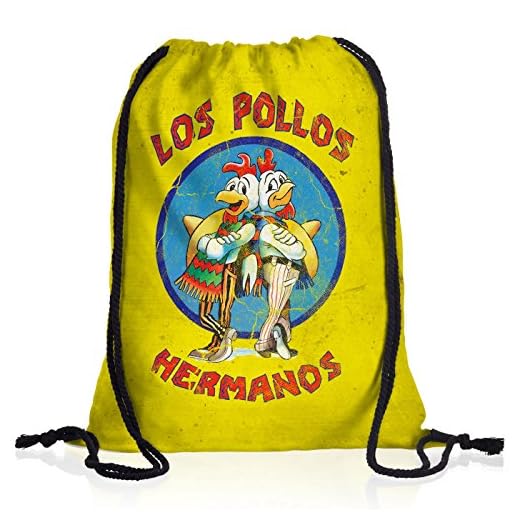 style3 Los Pollos Bolsa Mochila Bolsos Unisex gymsac, Mochila Color:Motiv 1