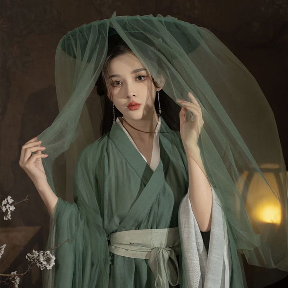 Występy sceniczne Cosplay，han chińska odzież， Sukienka Hanfu kobiety starożytny chiński tradycyjny zestaw Hanfu kobiece przebranie na karnawał(Large)