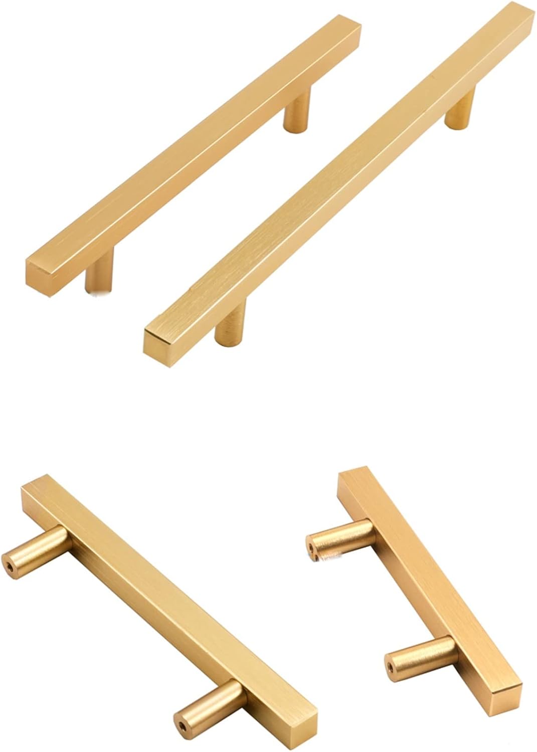 D Handle,Door Cupboard Knobs,Furniture Drawer Pulls,Cabinet Handles Kitchen Cupboard Handles Gold Drawer Handles Kitchen Door Handles Flat Square Cupboard T Bar Handle Modern Cabinet Hardware (Size:60