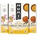 Numi Organic Turmeric Tea, Three Roots,  Blended w/ Ginger, Licorice & Rose. 12 non-GMO Tea Bags, 3 Count
