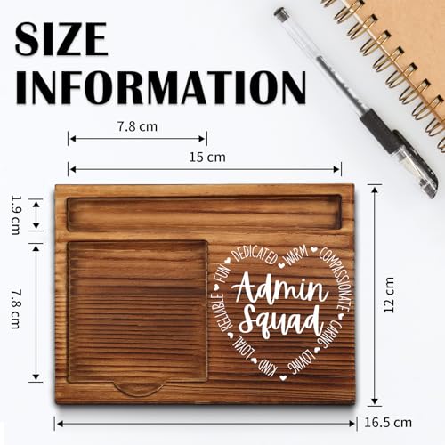 Support de notes adhésives en bois pour stopper le désordre de bureau
