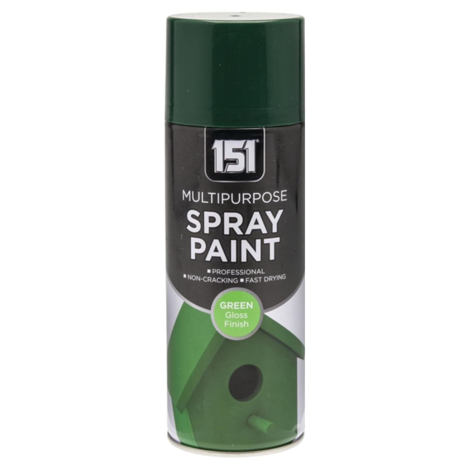 151 Green Gloss Multi-Purpose Aerosol Spray Paint 400ml (1 Pack)