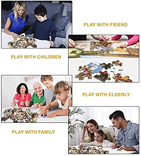 HHHU 1000-Teilige Puzzles Für Kinder, Tier-Blauwal-Puzzle, Intellektuelles Pädagogisches Spielzeug-Puzzle, Spielgrafik… – Bild 4