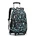 Produktbild UEK Trolleytasche Rucksack Rollen Rollenreisetasche Schultrolley Schultasche Reisegepäck mit 6 Rollen Trolley Tasche