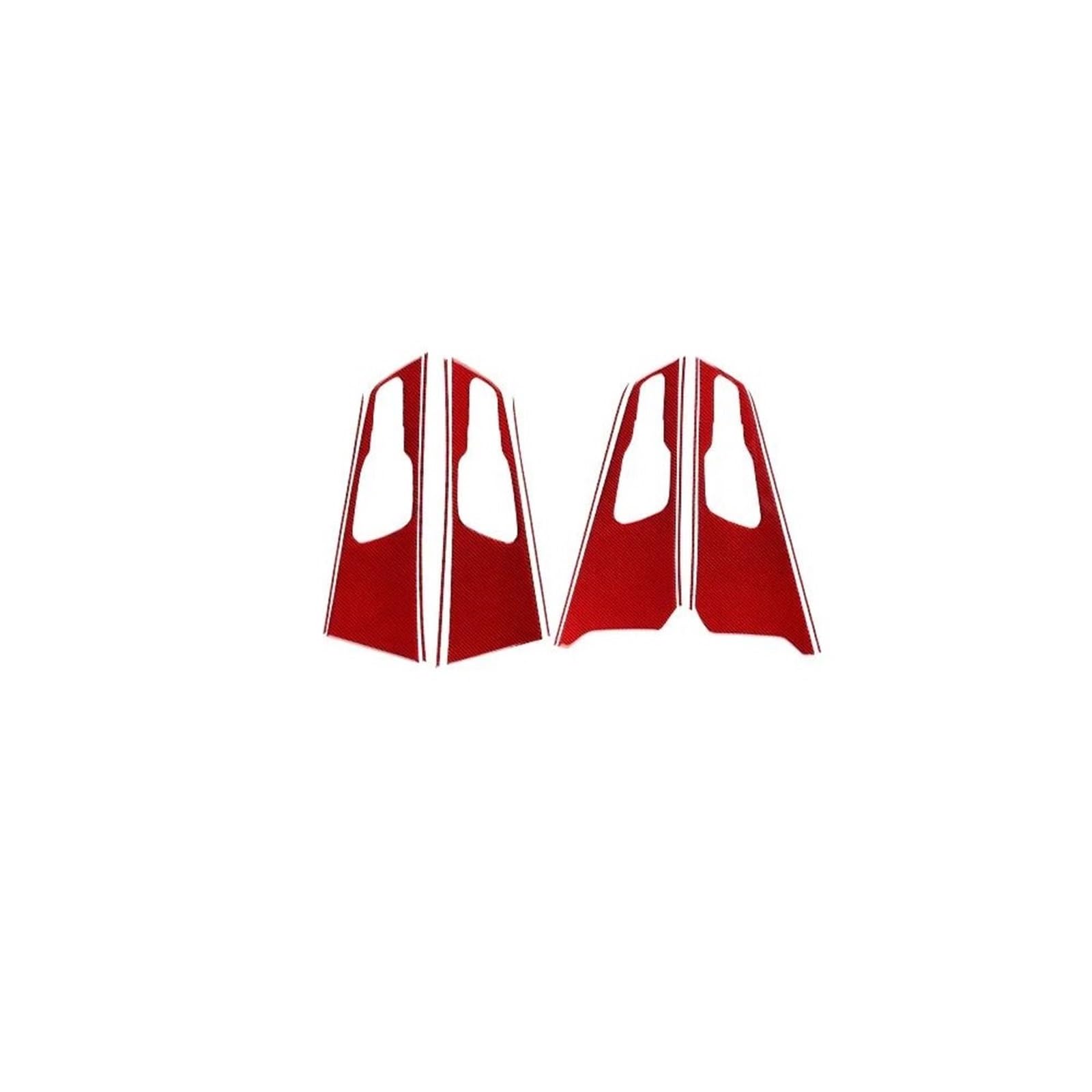 Fhcbutae Type 1 Red Carbon Interior Car Handle For Kia For Sportage 2022 2023 2024 2025 Lhd Rhd Car Interior Door Handle Bowl Panel Trim(Type 1 Red Carbon)