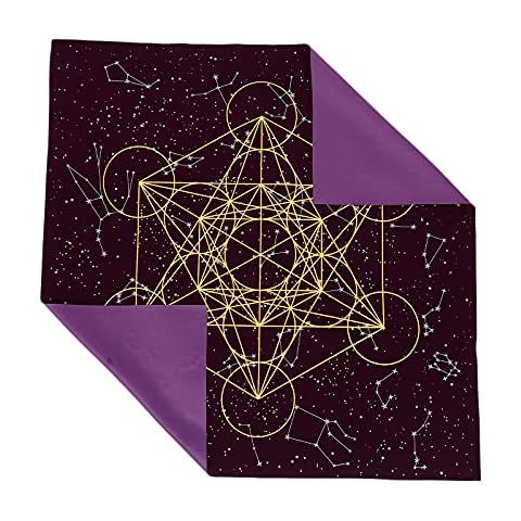 Mantel de Tarot con Rejilla de Cristal Cover