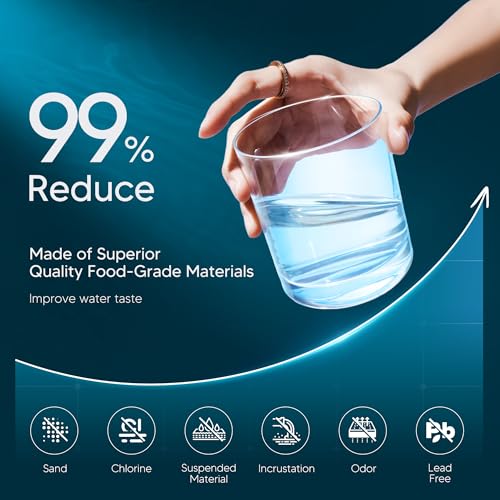 Water Filter Replacement Fit for G-E M-WF Smart-Water MWFP MWFA, GWF, HDX FMG-1, WFC1201, RWF1060, 197D6321P006 Fit for Ken-more 9991, GSE25GSHECSS, WD-F13, PC75009 (3 Filters), By BOGDA