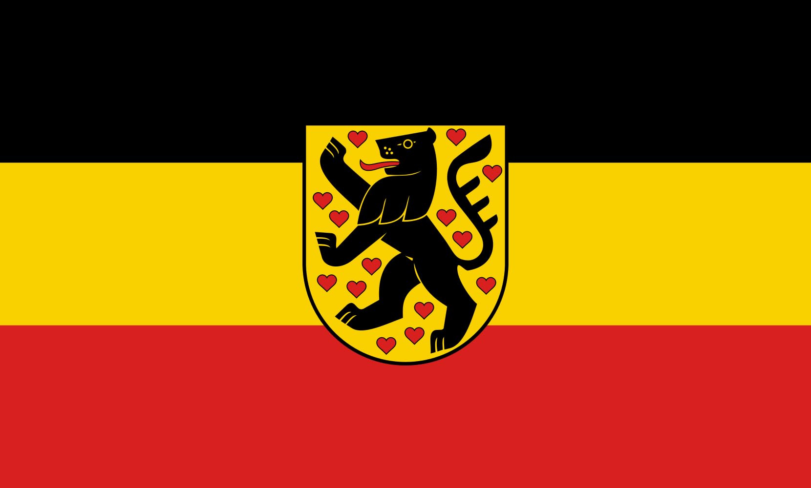 Drapeau Weimar 90x150cm pour pavoiser votre jardin lors des fêtes
