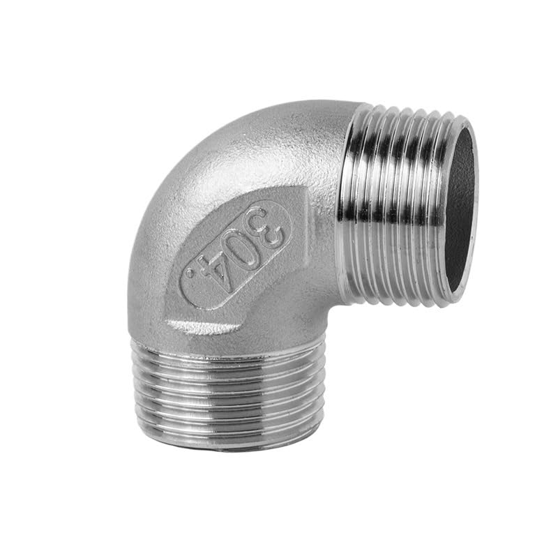 Codo de acero inoxidable SS304 con rosca de precisión hembra para agua