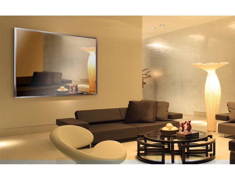 Tv a Specchio 55" 4K Qled Smart Wifi. Quando il televisore e spento l’unica cosa visibile e uno Specchio. UNICO MODELLO TV A SPECCHIO AL MONDO Ideato per integrarsi armoniosamente nel tuo ambiente.