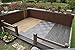 Famobay Wood Plastic Composite Patio Deck Tiles (12