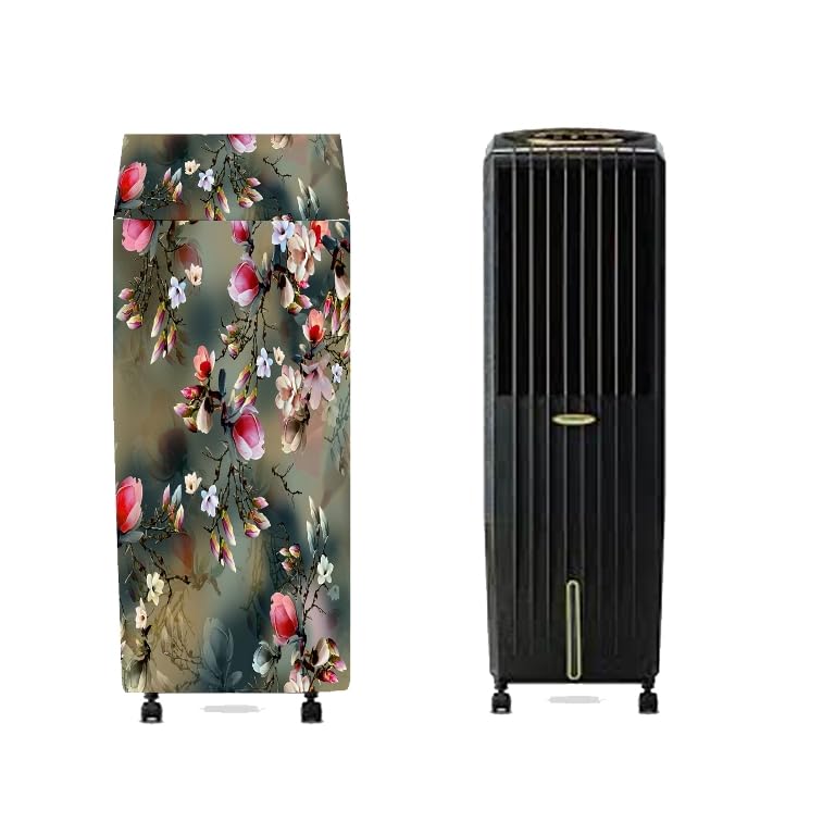 Image of Cooler Cover Compatible for Symphony Diet 22T 22-Litre Portable Air Cooler Waterproof, Dustproof, Size (HxWxD) 96.52X34.29X36.83 Cm, Green.