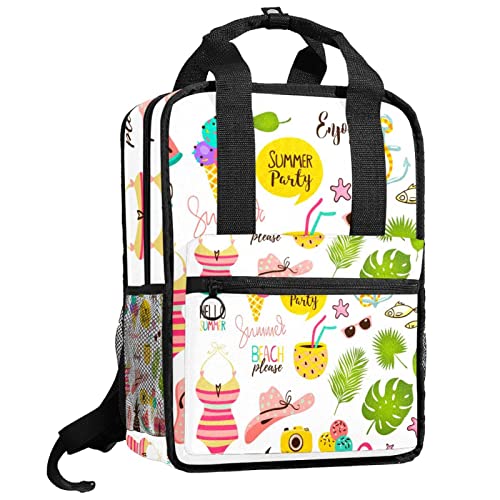 Cartable sac à dos plumes de paon vert avec bretelles réglables taille unique