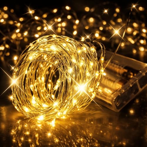 5MT Pilli LED Dekoratif Işık, Gün Işığı, 2 Adet; Parti, Kına ve Düğün Süslemesi