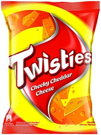 Twisties Corn Snacks 65g (Big Cheese, 6 Packs)