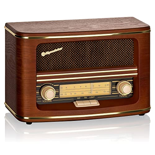 Retro-Radio Roadstar HRA-1500N mit Echtholz-Gehäuse