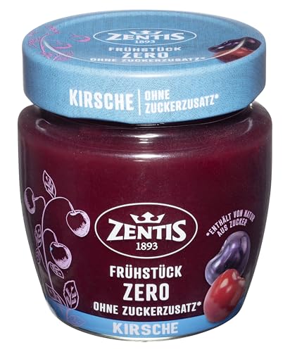Zentis Frühstück Zero Kirsche Fruchtaufstrich ohne Zuckerzusatz 210g
