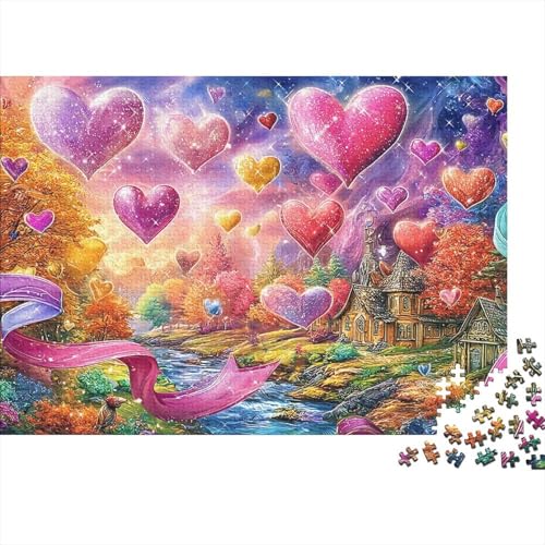 Heartland Fantasy Puzzle 1000 Pieces Cadeau Unique Jeu Éducatif Défi Jouet À De Qualité Supérieure Peinture Art pour Adultes Et Enfants À Partir De 14...