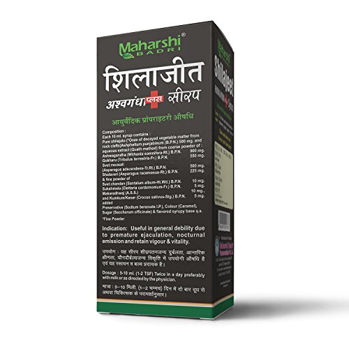 Maharshi Shilajeet Ashwagandha Plus Syrup - 400 ml