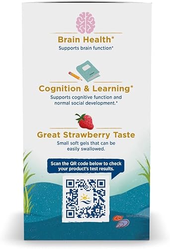 Miniatura 4 de Nordic Naturals Ultimate Omega 2X Teen Strawberry - 60 mini geles suaves - 1120 mg de Omega-3 total con EPA y DHA - Salud cerebral estado de ánimo