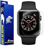 ArmorSuit Apple Watch (42mm) (Series 3/2/Nike+ Compatible) Screen Protector [2 Pack] Full Coverage MilitaryShield Screen Protector for Apple Watch (42mm) (Series 3/2) - HD Clear Anti-Bubble