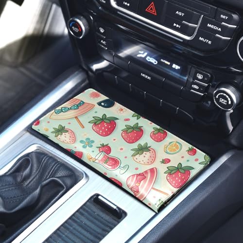Organizador de documentos para auto cuero miniatura 4