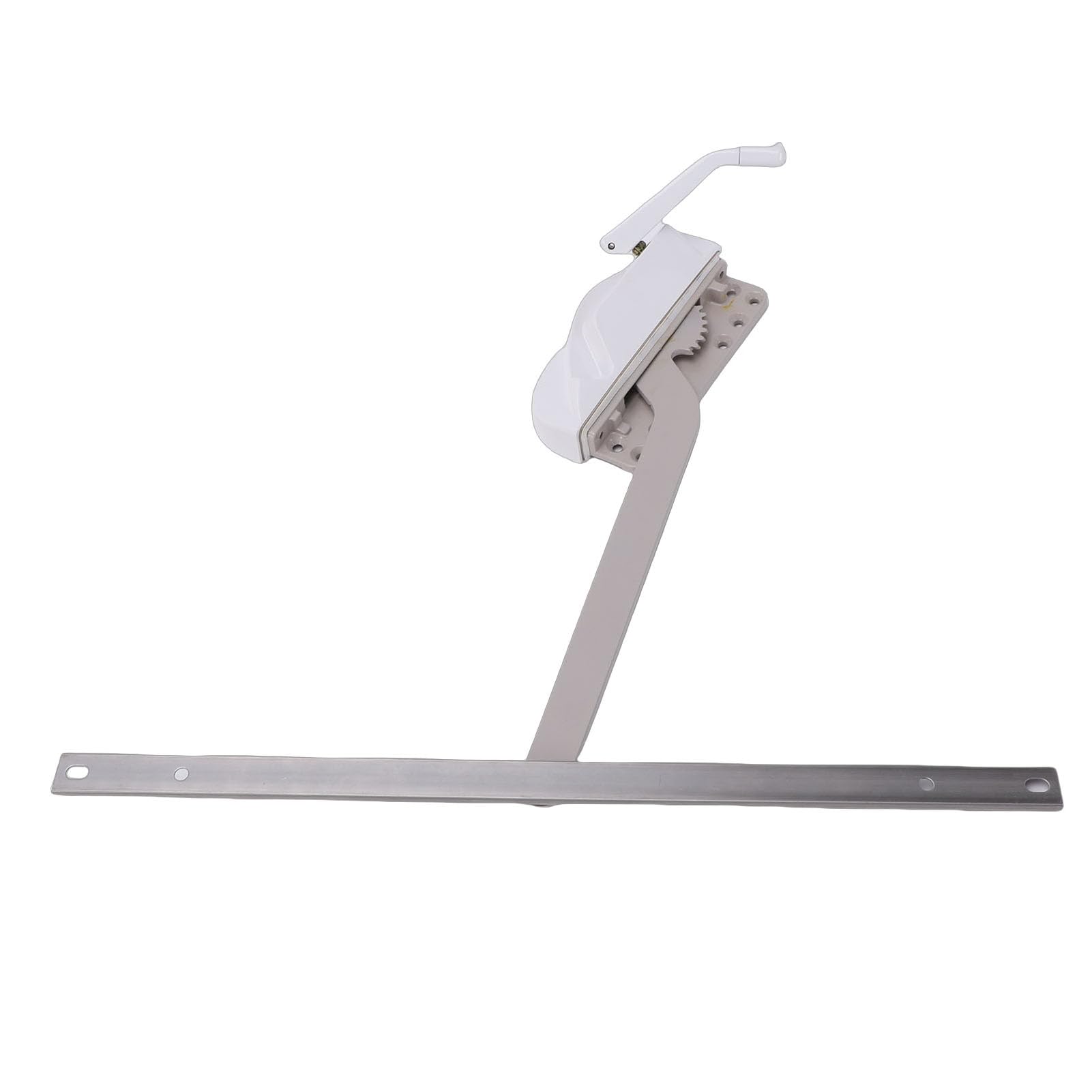 Manivela de Ventana Abatible Izquierda de Contorno para Propietarios de Viviendas, 300-450 Mm de Ancho, 1200 Mm de |Kit Completo con Riel, Tratado Térmicamente para Mayor Durabilidad en