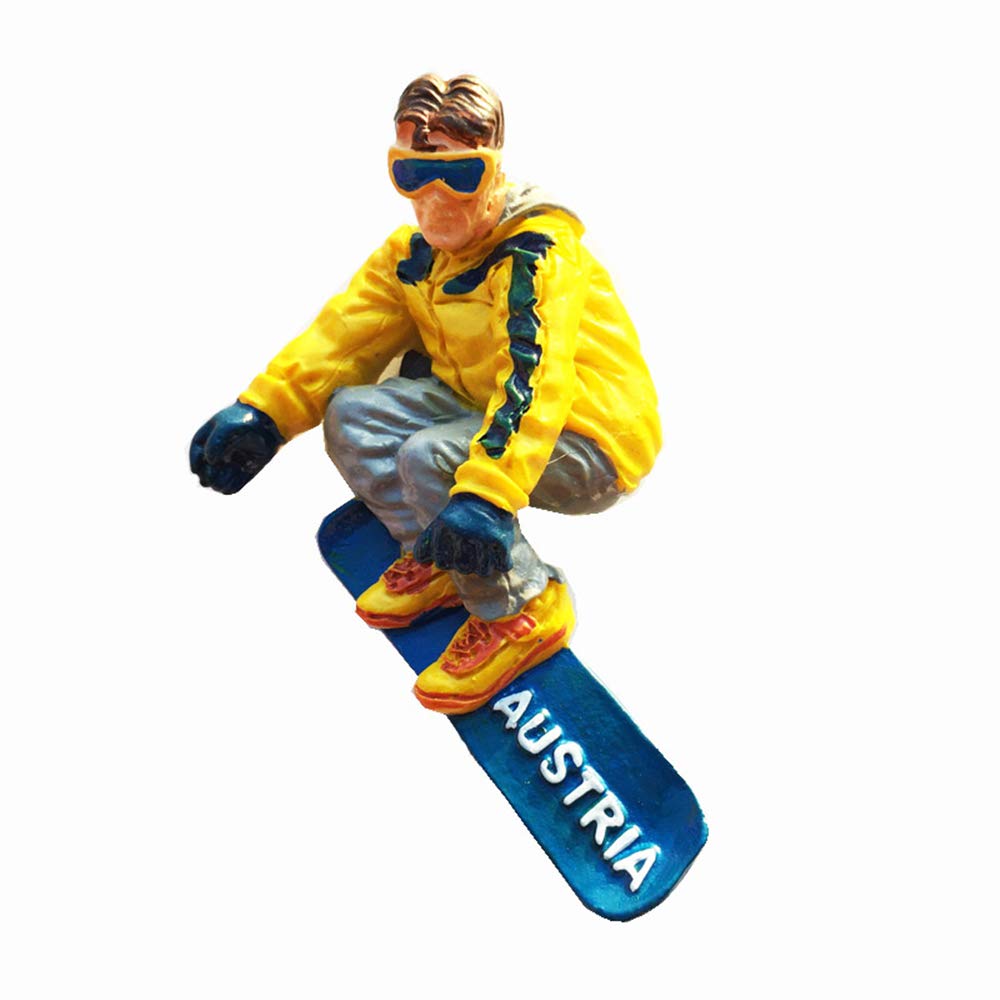 Ski Resort Austria Fridge Magnet Travel Souvenir Gift Collection Home Kitchen Decoration Magnetic Sticker Austria Refrigerator Magnet
