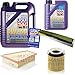 Produktbild QR-PARTS 69343108 Filter Set Inspektionspaket 6 Liter Motoröl Leichtlauf High Tech 5W-40 MANN-FILTER Innenraumfilter Luftfilter Ölfilter