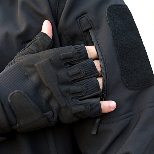 Refire Gear Men's Army Special Ops Military Tactical Jacket Softshell Fleece Hooded Outdoor Coat, Black, Us Large Which Is Equal To Asian Xl #TOP4