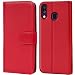 Produktbild Verco Galaxy A40 Hülle, Handyhülle für Samsung Galaxy A40 Tasche PU Leder Flip Case Brieftasche - Rot