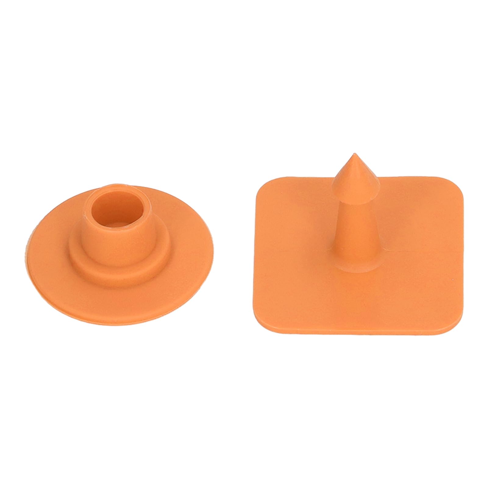 Cocoarm Etichetta Auricolare Etichetta Auricolare per Bovini in Poliuretano 100 Pezzi 32 X 32 Mm Marcatore Identificativo Vuoto per Suinetti Allevatori di Bestiame per Documenti di Allevamento