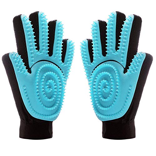 Herewegoo - Guante de Silicona para Aseo de Mascotas, 2 Unidades
